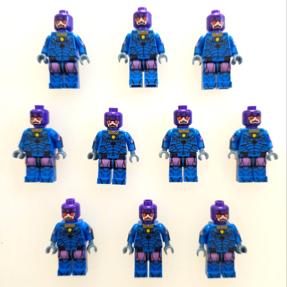 Lot of 10 Lego Compatible Marvel X-Men Sentinel Minifigures Minifigs
